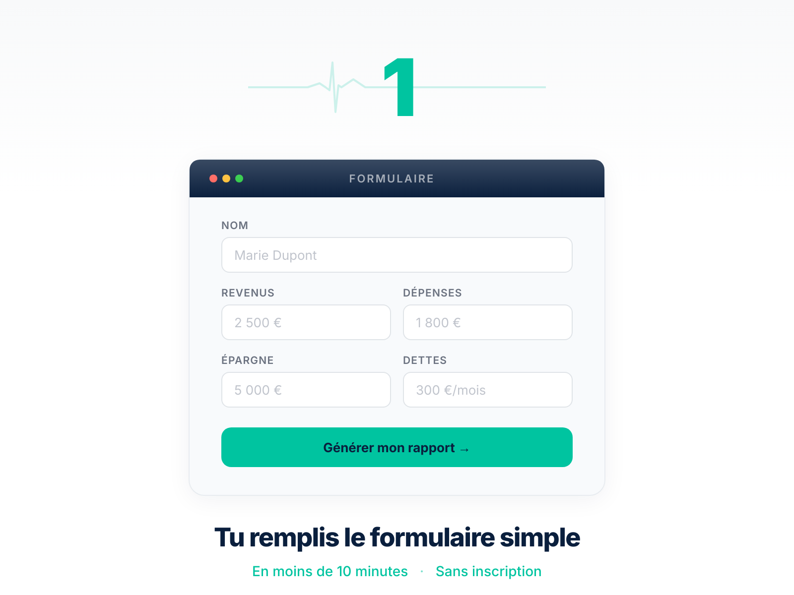 Remplis le formulaire