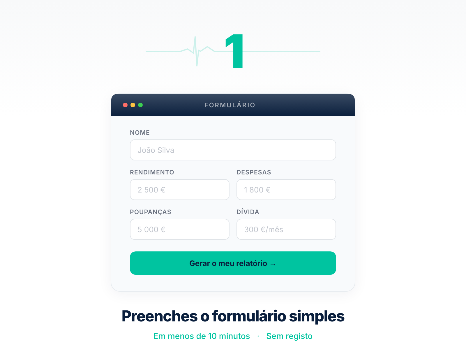 Preenche o formulário